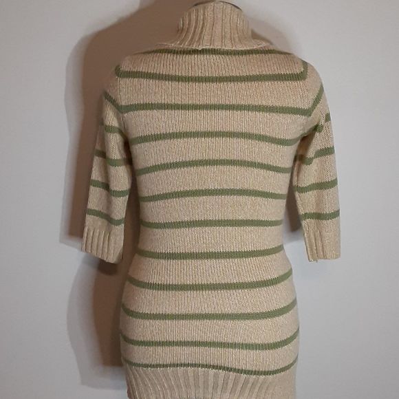 Pink Rose Petite Tan Sweater Dress - Picture 4 of 6